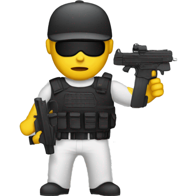 Armed security emoji