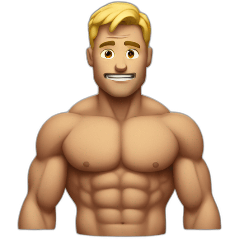 Muscular man emoji