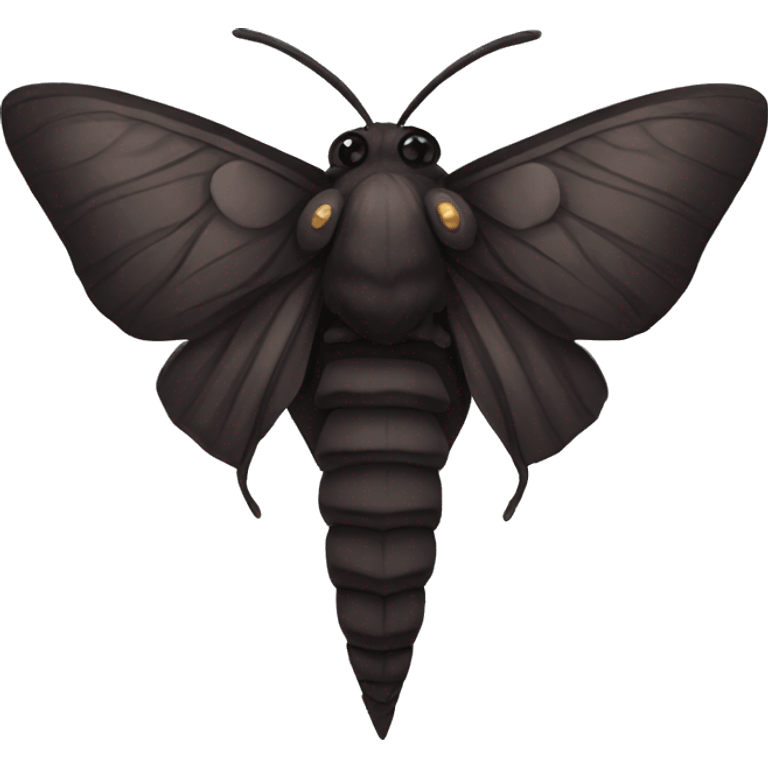 dark moth emoji