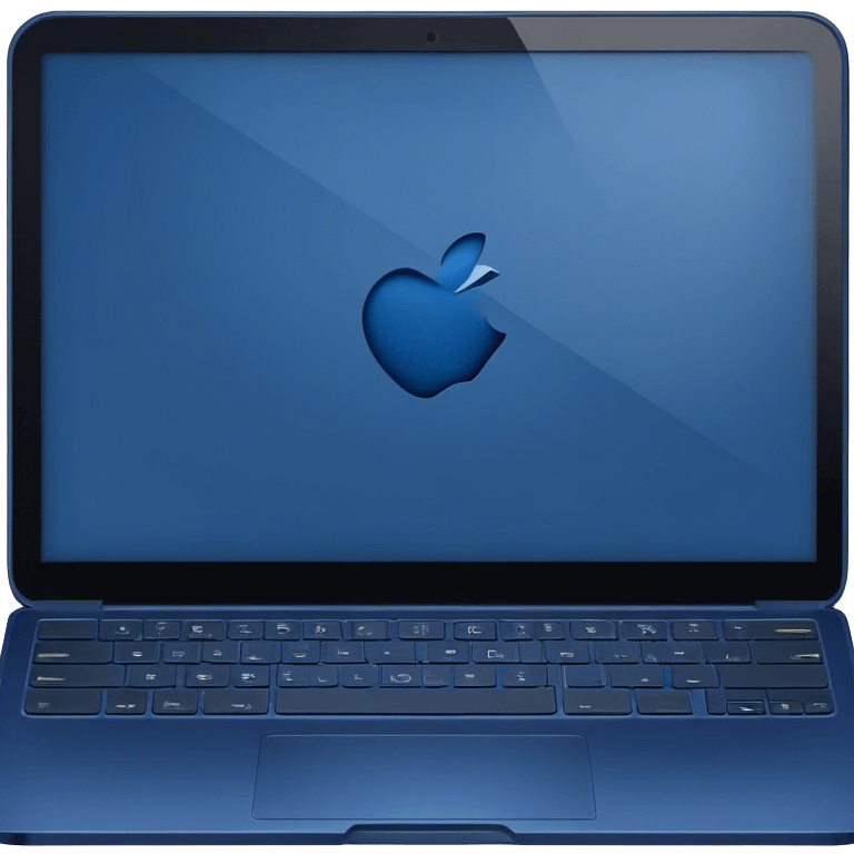 dark blue 
laptop emoji