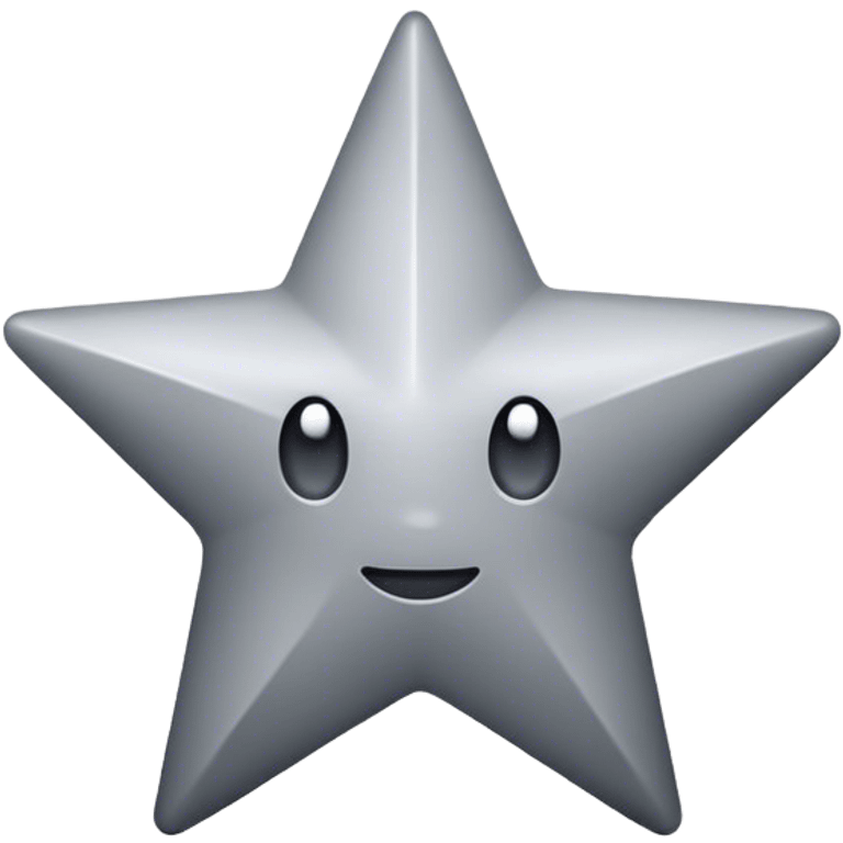 Grey star emoji