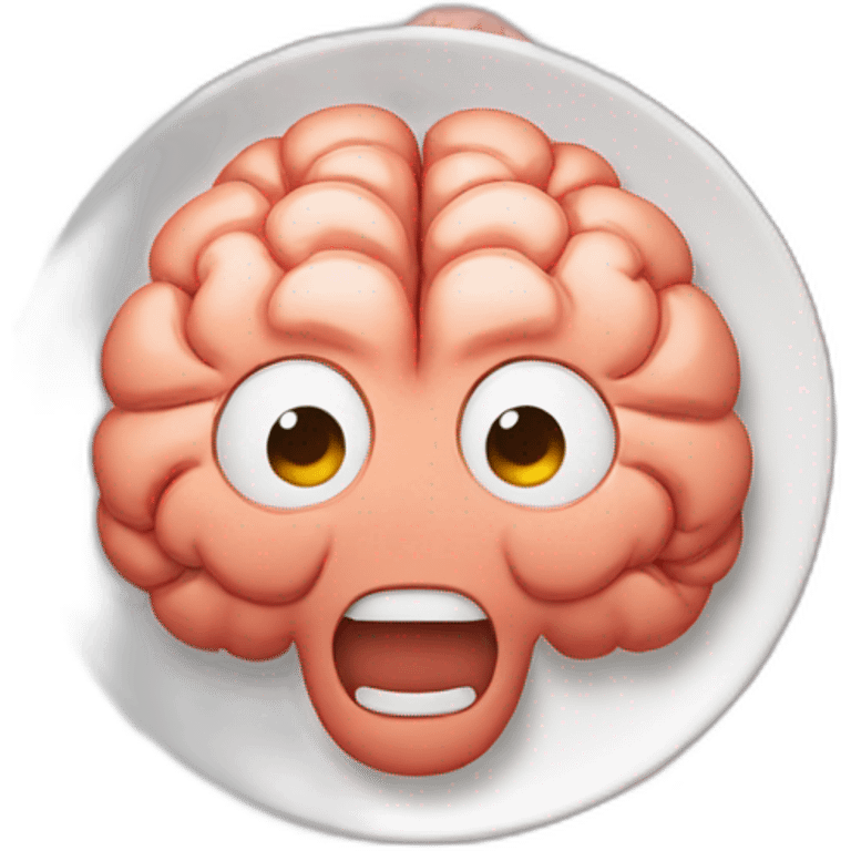 meating in the brain emoji