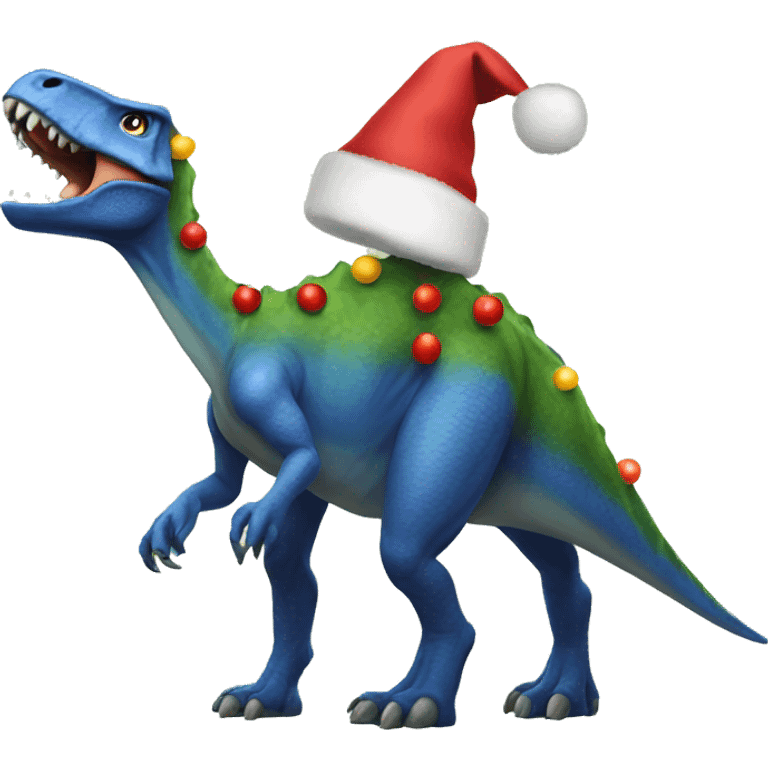 Dinosaur Christmas  emoji