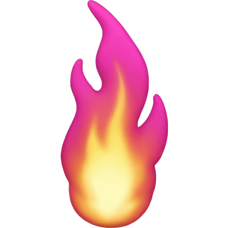 Pink flame emoji