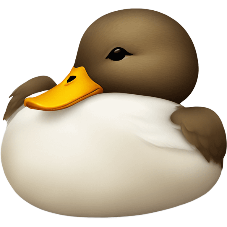 Duck sleeping emoji