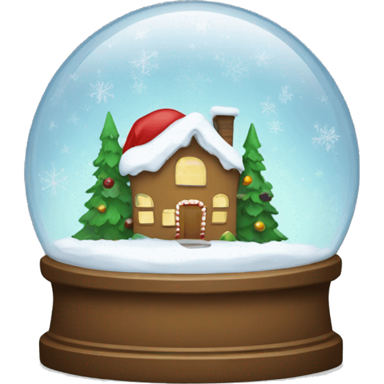 Christmas snowglobe emoji