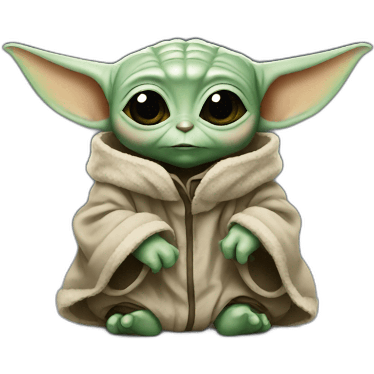 baby yoda dj emoji