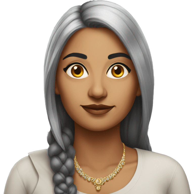 indian professional hyperrealistic woman emoji