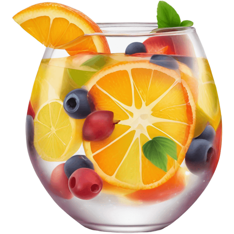 Glass of sangria emoji