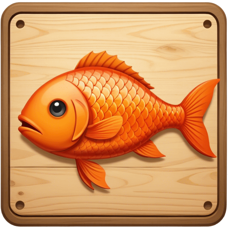 Fish on a plaque  emoji