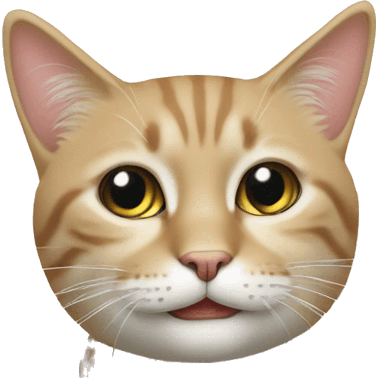 un chat étonné  emoji