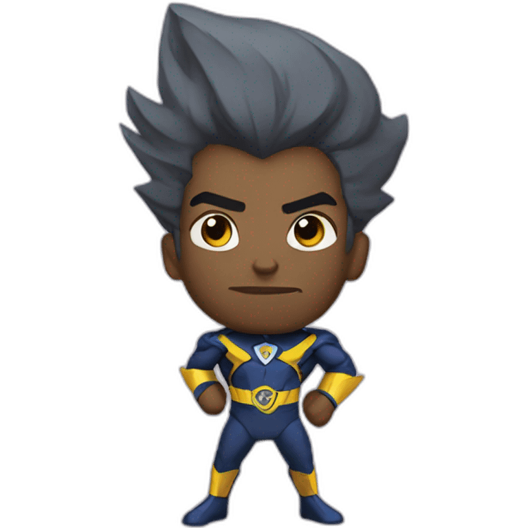 static shock superhero emoji