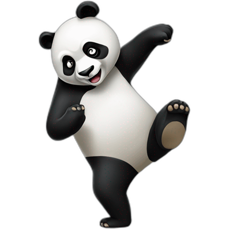 Panda twerking emoji