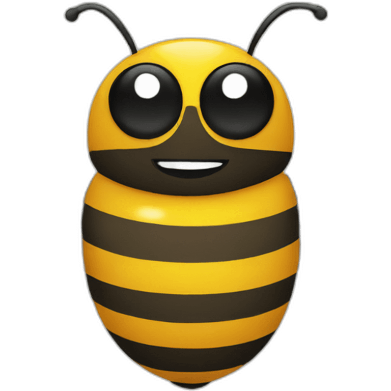 a working bee emoji