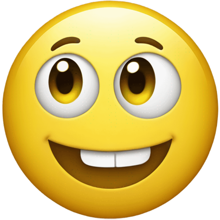 Fake smiley face  emoji