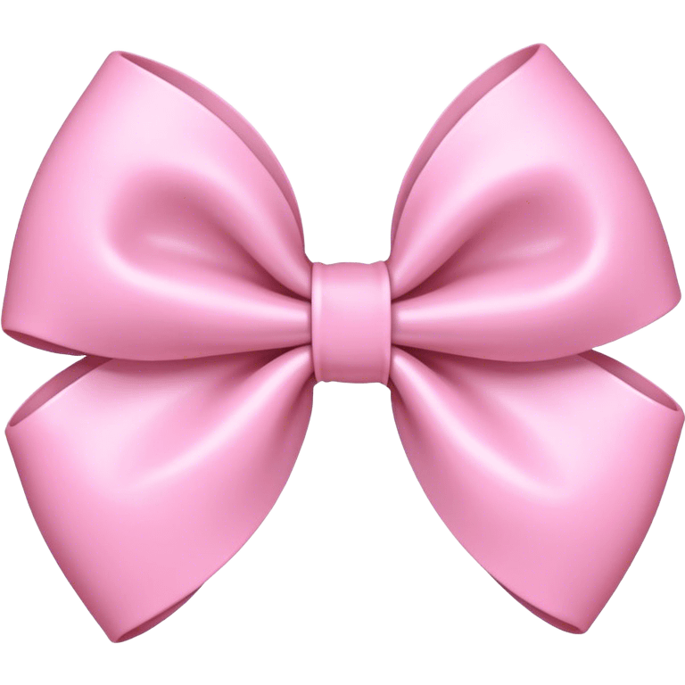 Baby pink bow emoji