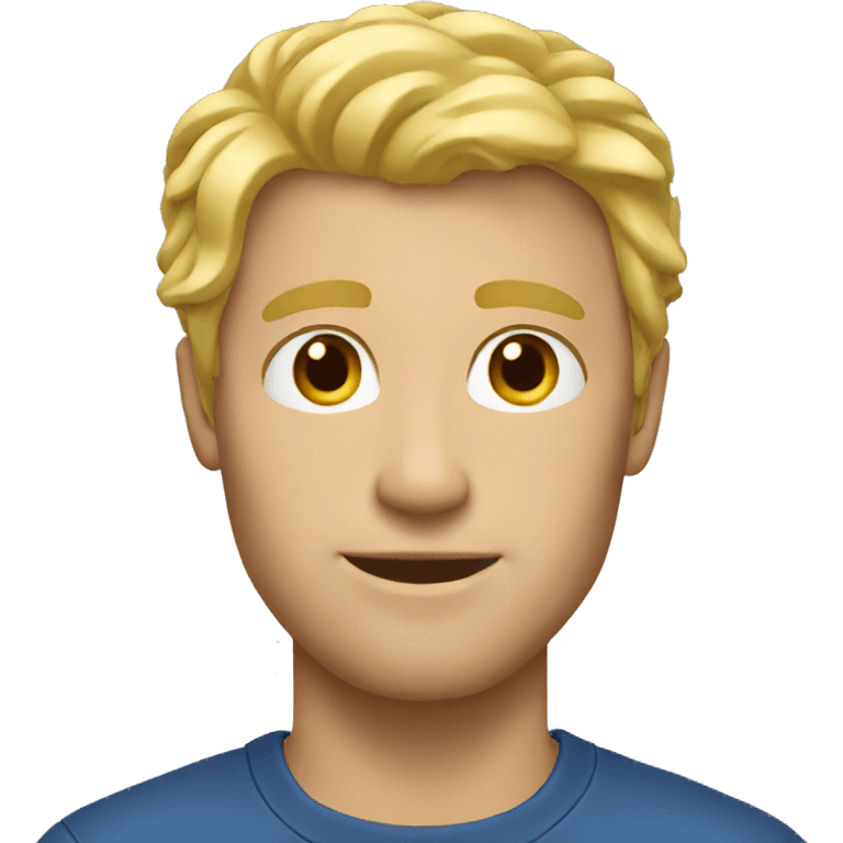 blonde man emoji