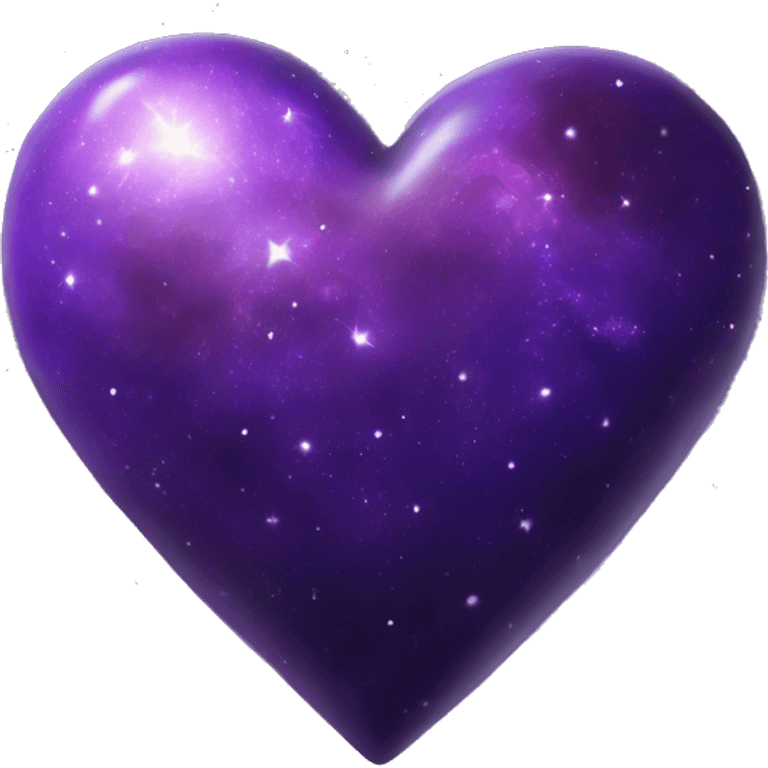 purple galaxy heart emoji