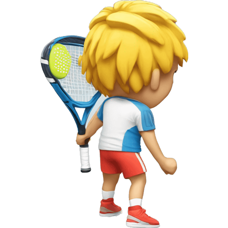 player's back padel emoji