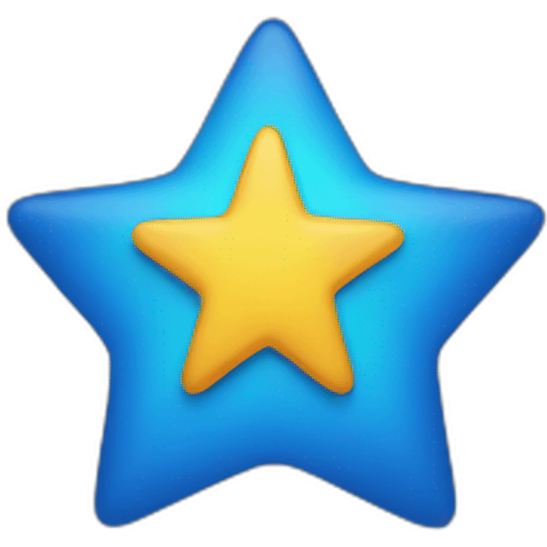 Blue star emoji