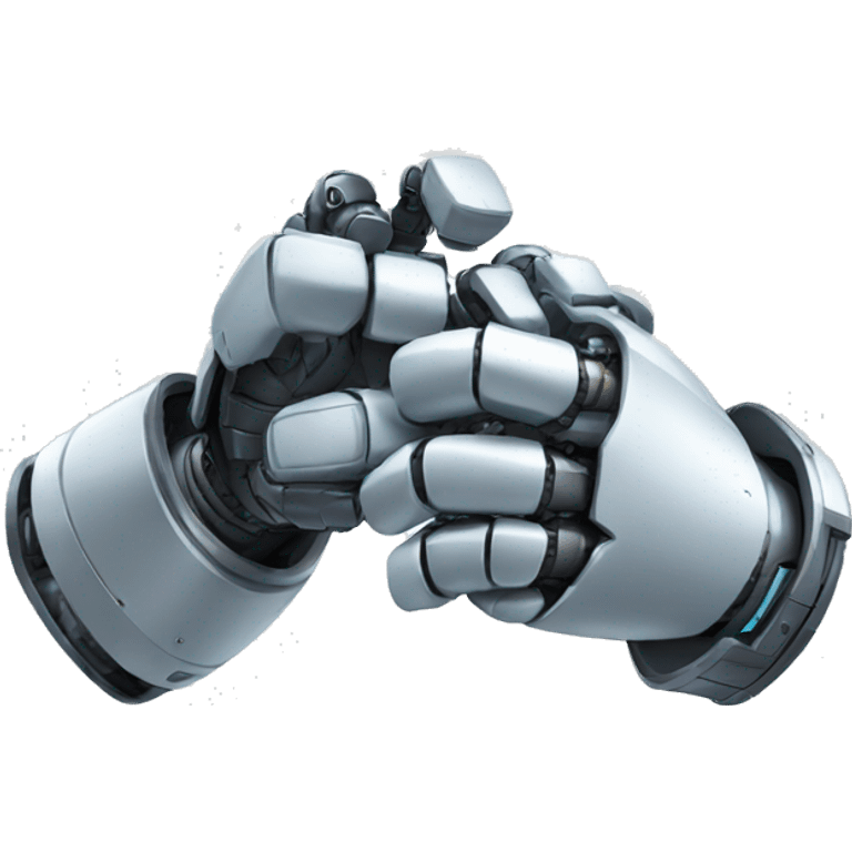 robot handshake emoji