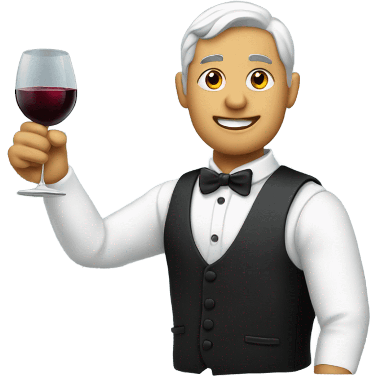 Wine waiter emoji