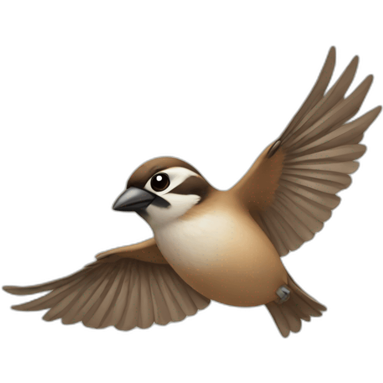 flying sparrow emoji