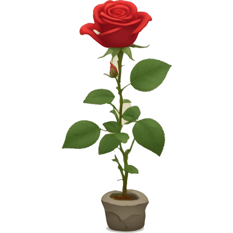 red rose in shrine emoji