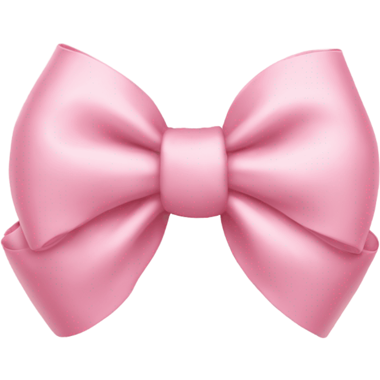 light pink bow on light pink bow emoji