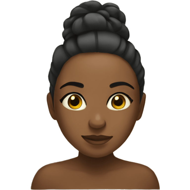 Girl in a spa emoji