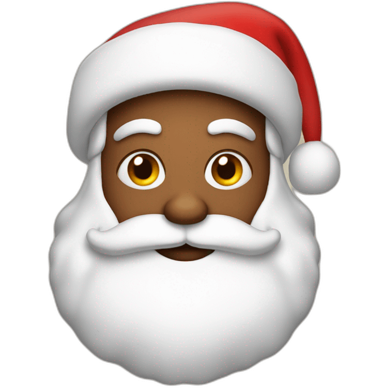 Santa Claus mixed with turkey emoji