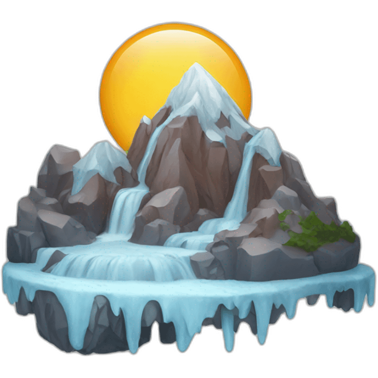 mountain glace emoji