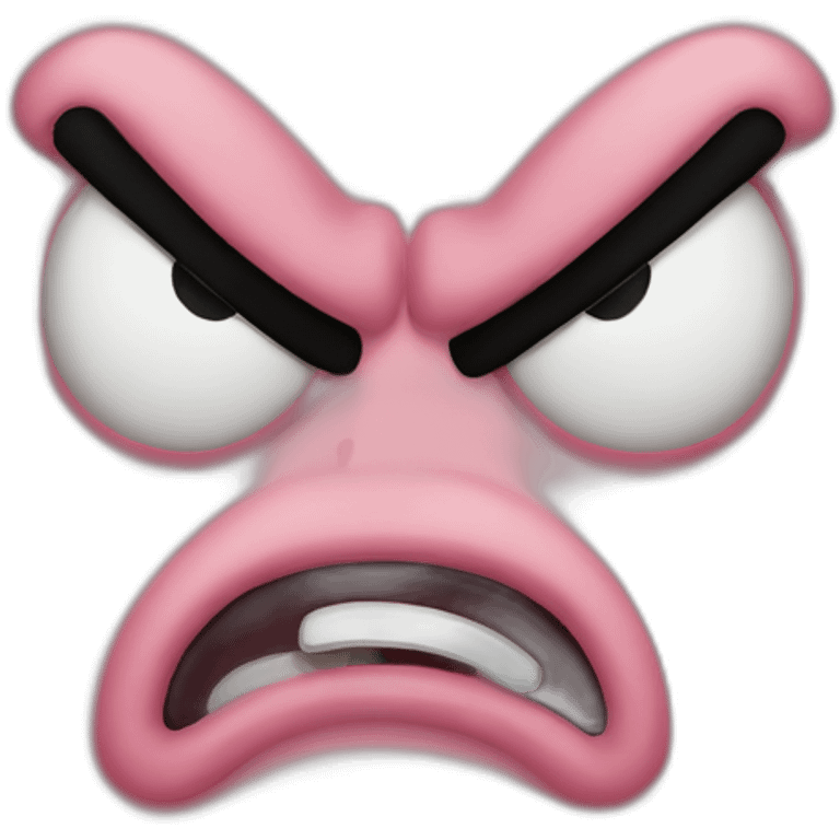 patrick star angry emoji