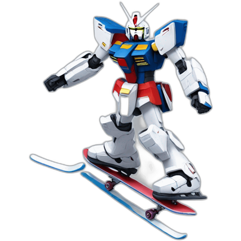 Gundam Skating emoji