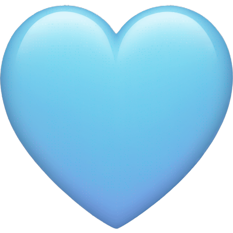 Blue pastel heart emoji