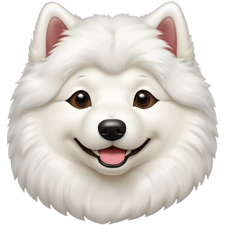 happy samoyed in Reims emoji