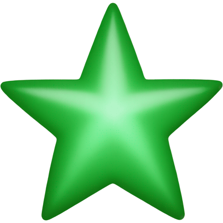 Green star emoji