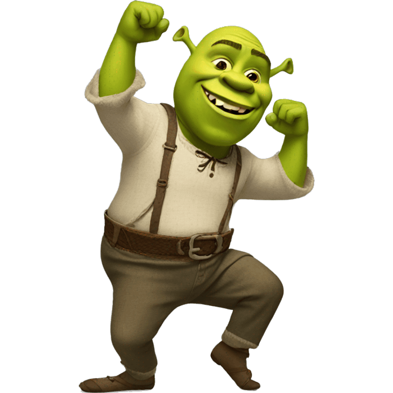 Shrek Dancing emoji