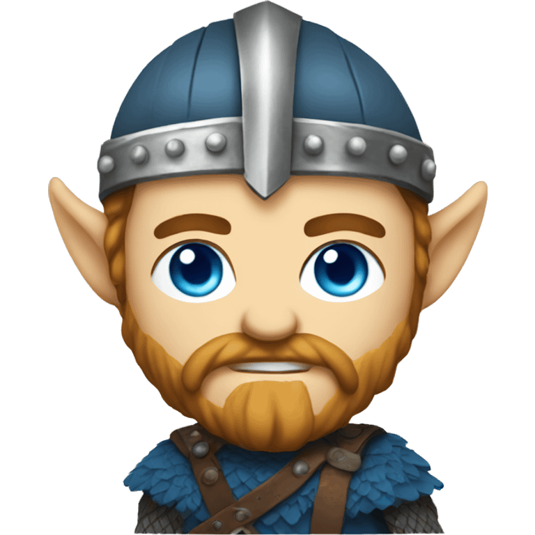 Blue eye Viking emoji