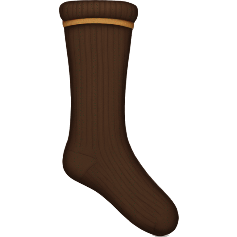 brown socks emoji