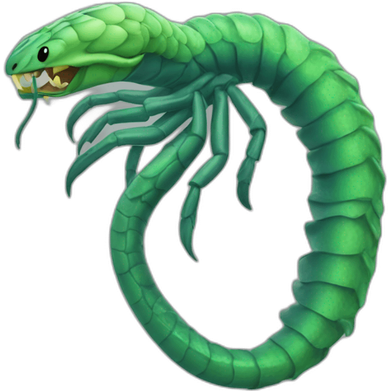 Sirène serpent scorpion araignée emoji