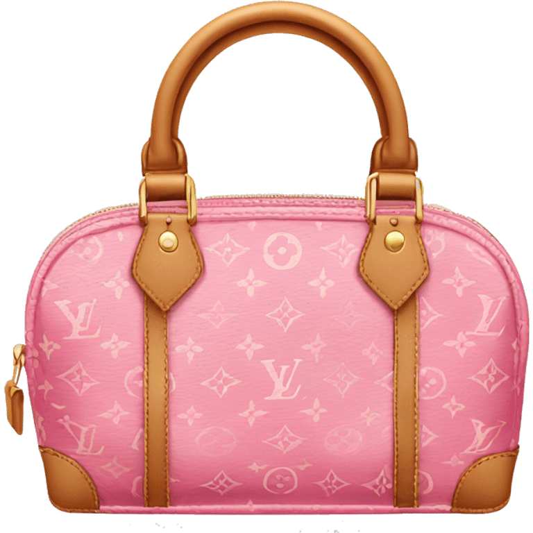 Pink Louis Vuitton Purse  emoji