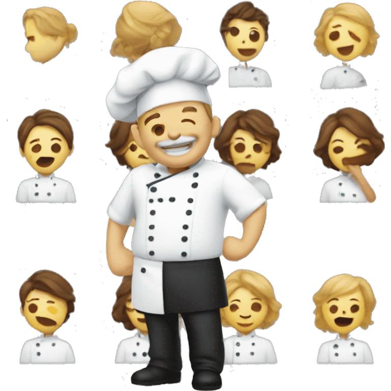 a chef doing the chefs kiss emoji