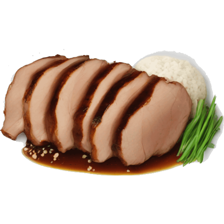 plate of pork adobo emoji