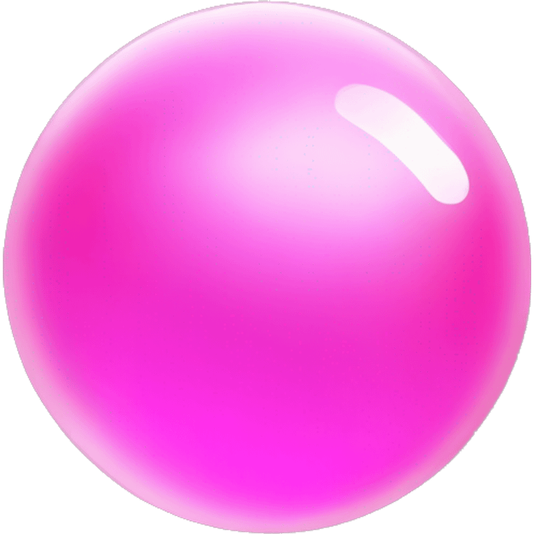 Pink aura ball emoji