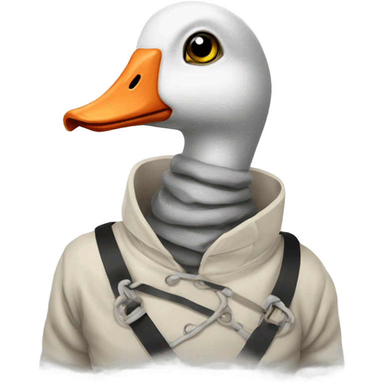 Straitjacket goose emoji