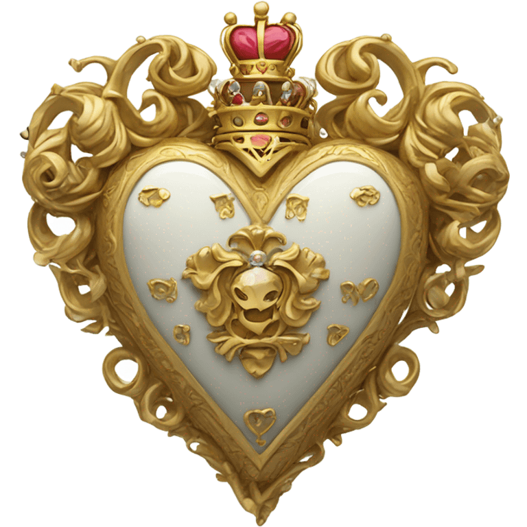 A royal heart emoji