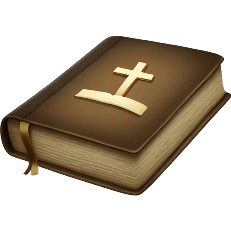 Bible that says “Holy Bible” on side emoji