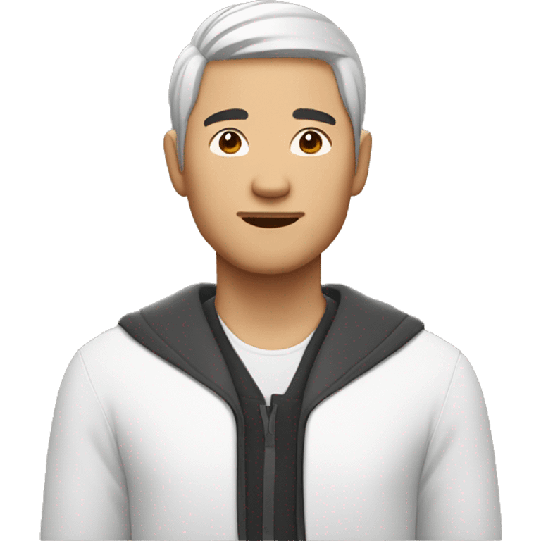 Asian man with a zyn emoji