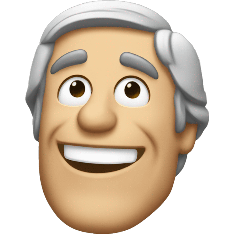 Ralph waldo emerson talkig happily emoji